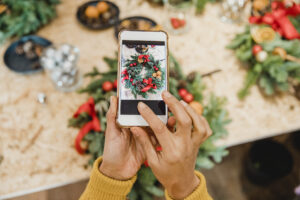 person taking a picture to depict Seasonal Changes Behavior